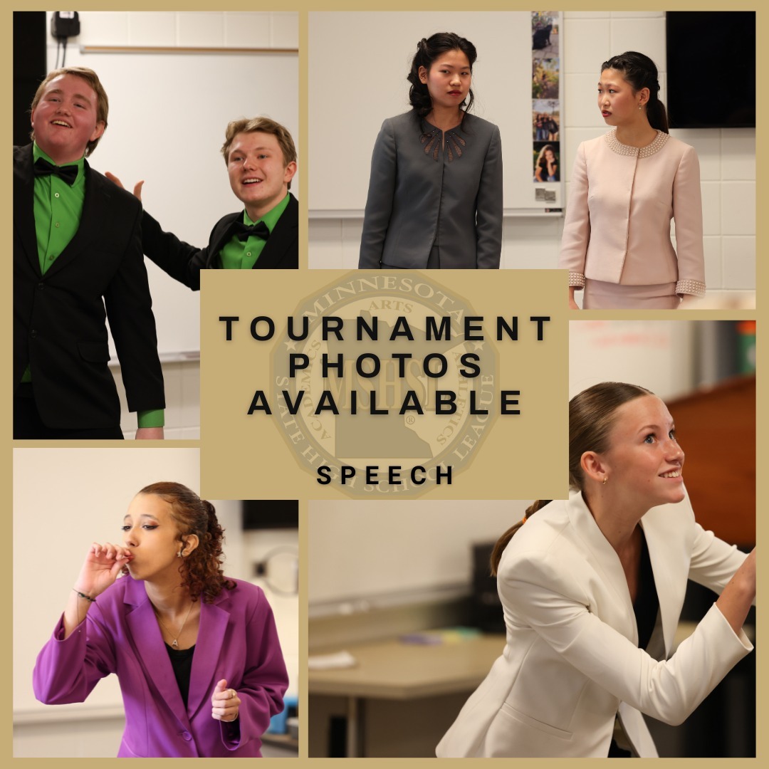 Photos from the Speech State Tournament are now available for purchase! Head on over to www.mshsl.org/speech to purchase yours today.