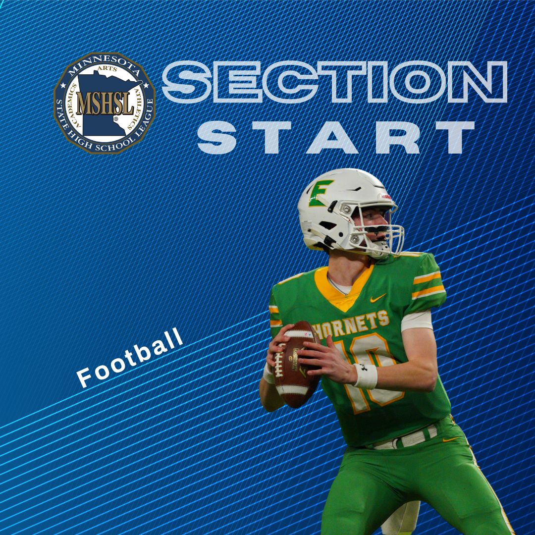 Football Section Tournaments are starting soon! 

Follow your favorite team at www.mshsl.org/football as they compete for a spot in the State Tournament. Good luck to all teams!