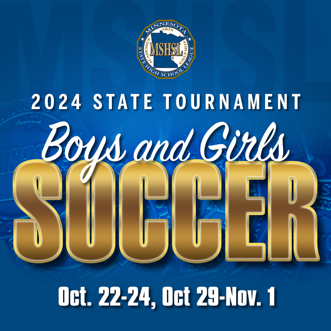 The Soccer State Tournament program is now available. 
 
Programs are available exclusively online. 
 
View, print or download the program. 
 
State Tournament Programs: www.mshsl.org/programs