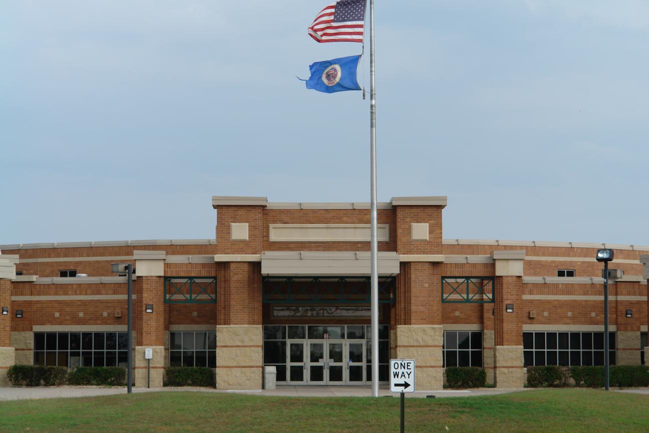 Front of building