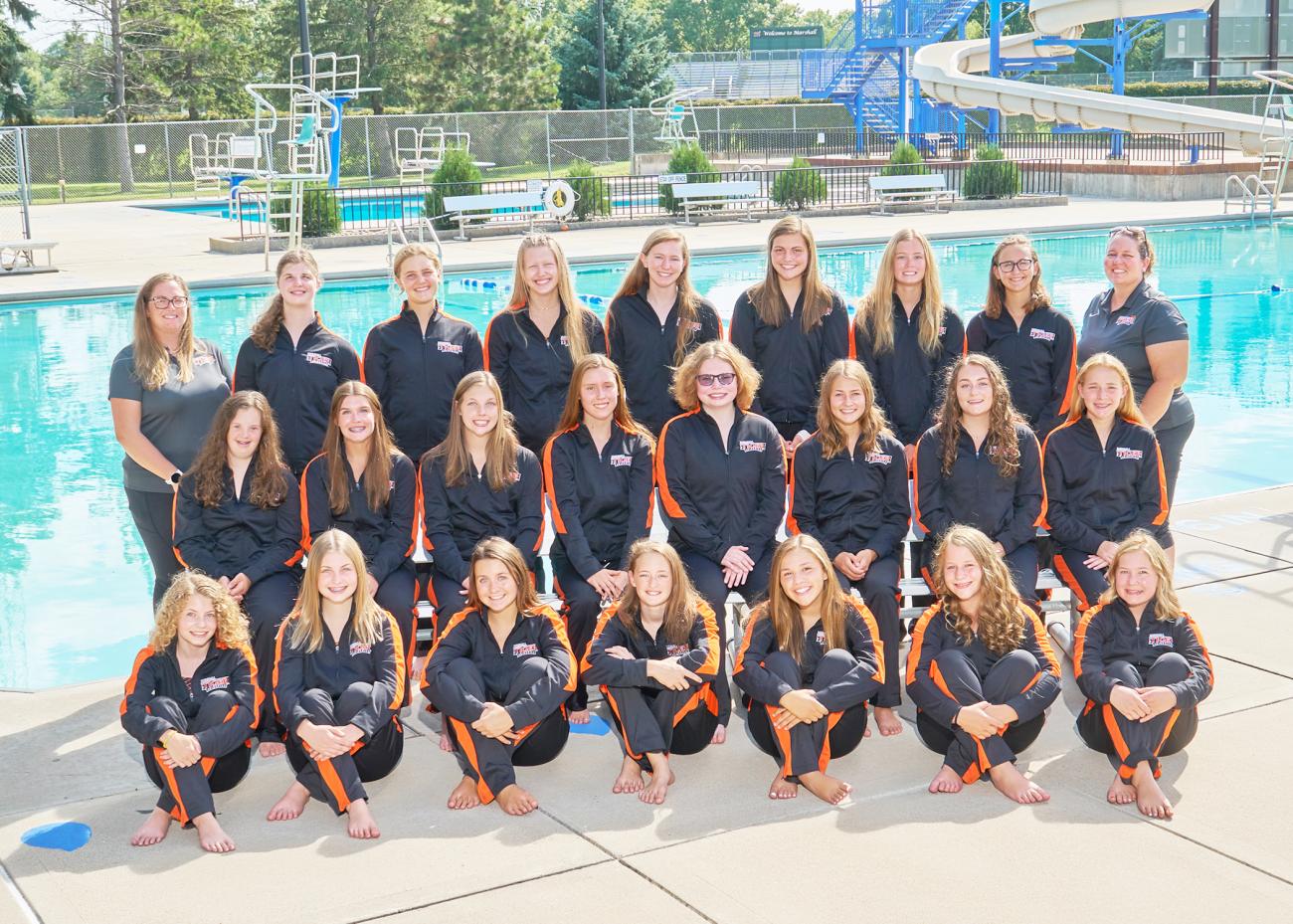 Marshall Girls Swim and Dive 2020