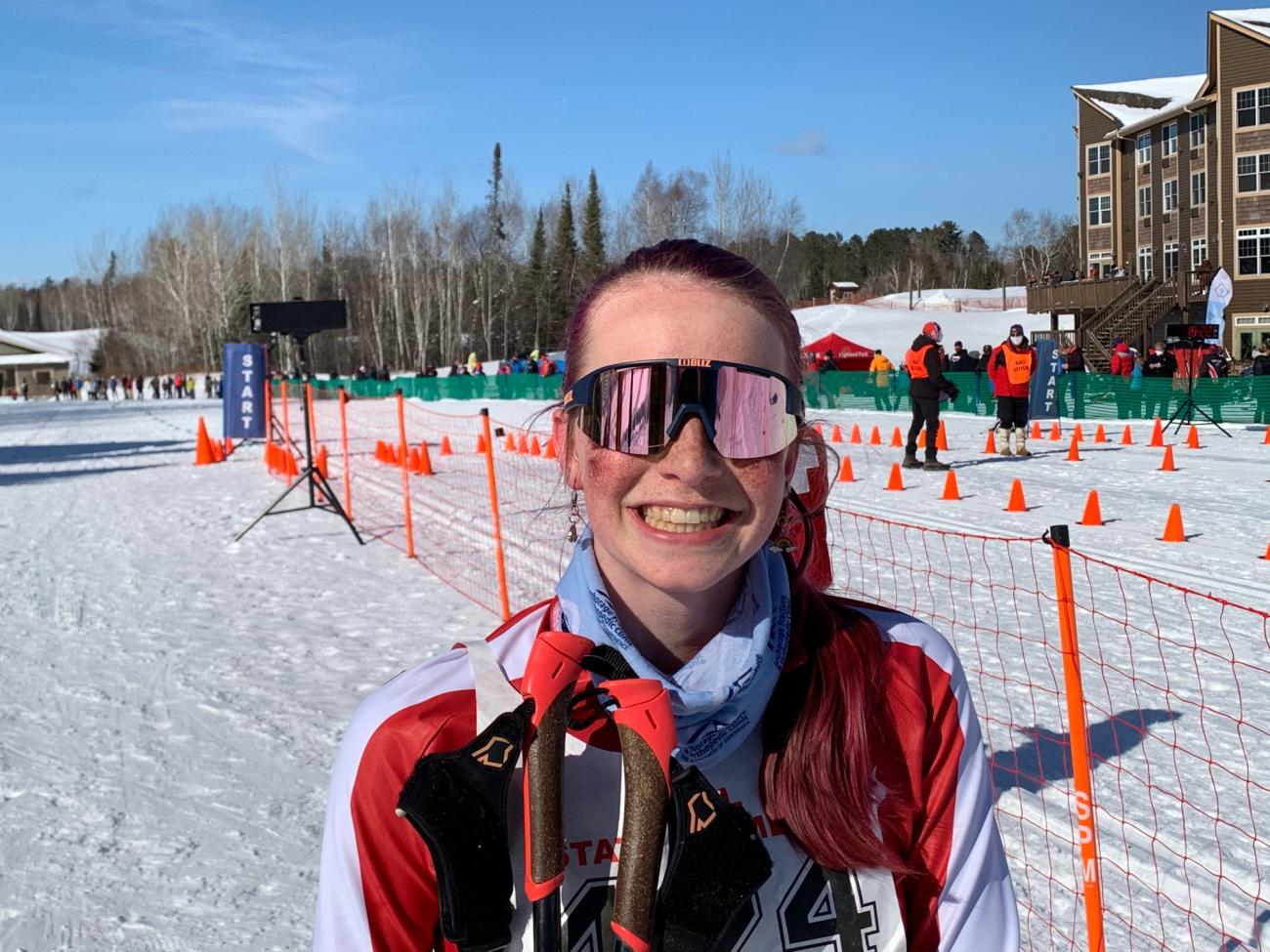 Moening repeats as Nordic Skiing champion