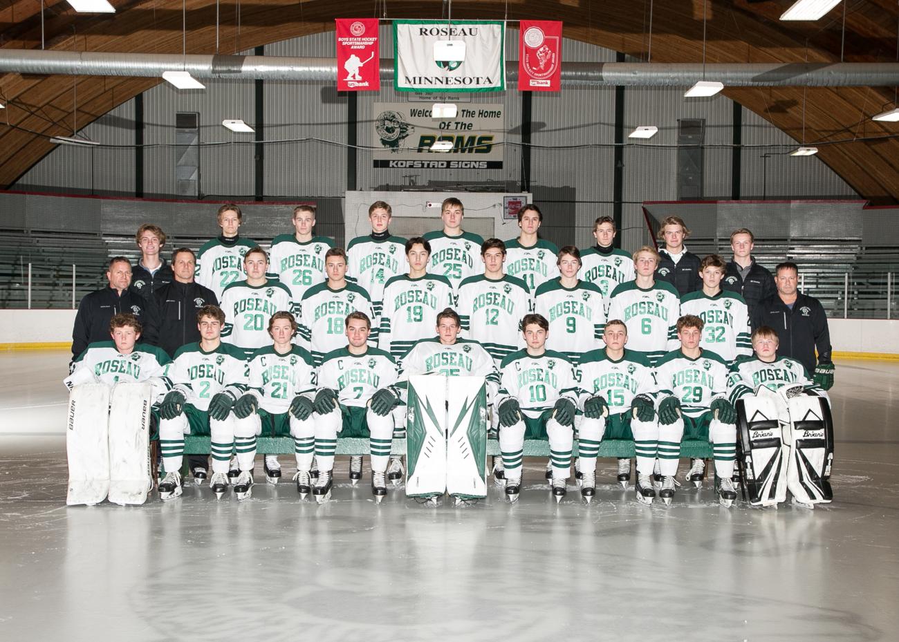 Roseau High School Hockey, Boys Teams MSHSL