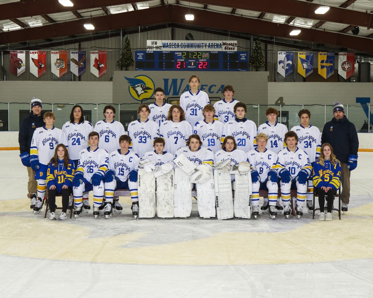 Waseca Bluejays Hockey, Boys Teams MSHSL