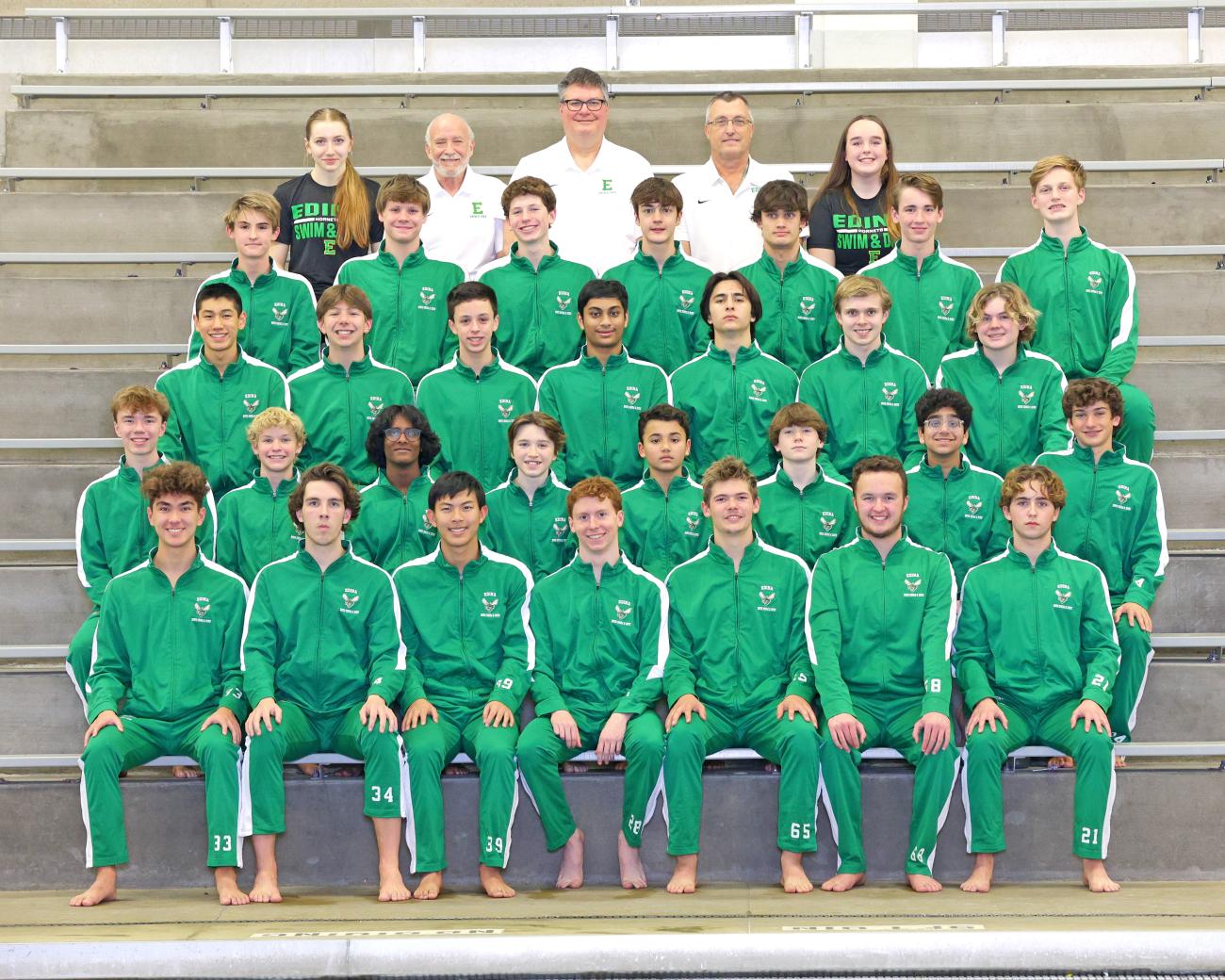 2022-2023 Edina Boys' Swimming & Diving Team