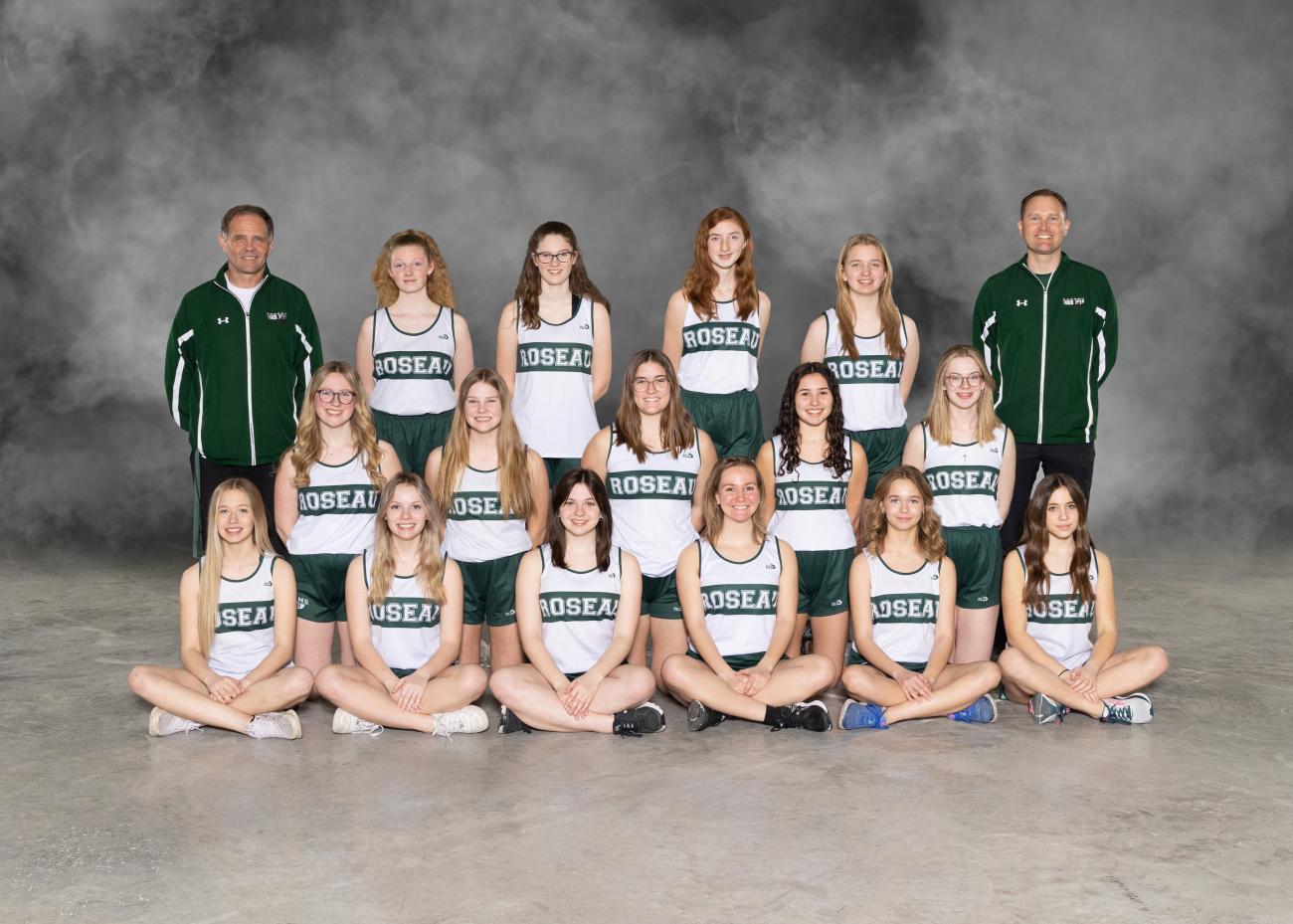 Roseau girls track