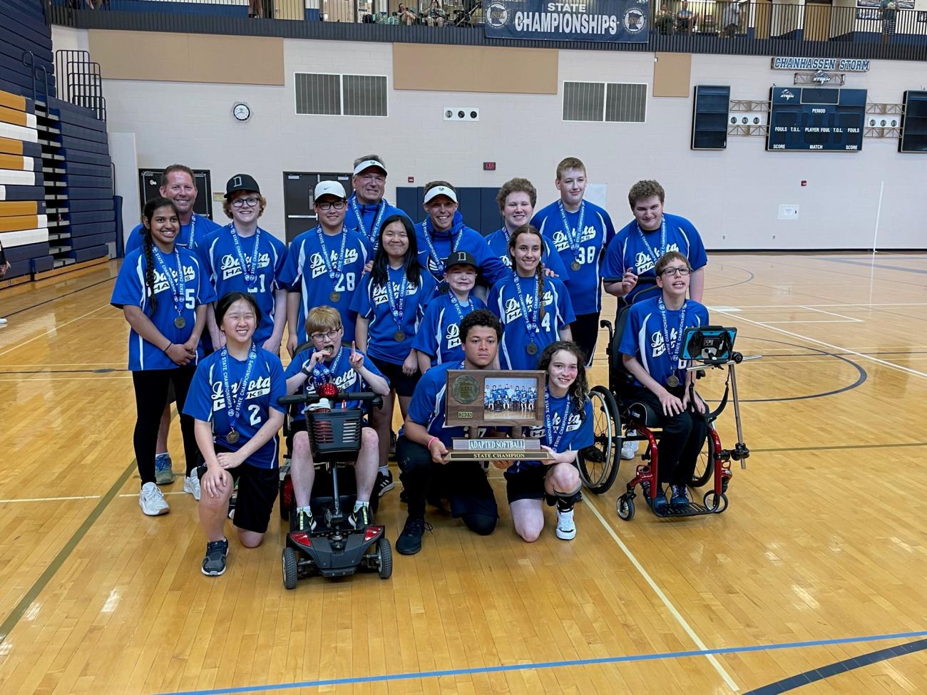 Burnsville/Farmington/Lakeville, Dakota United win adapted floor hockey  state championships