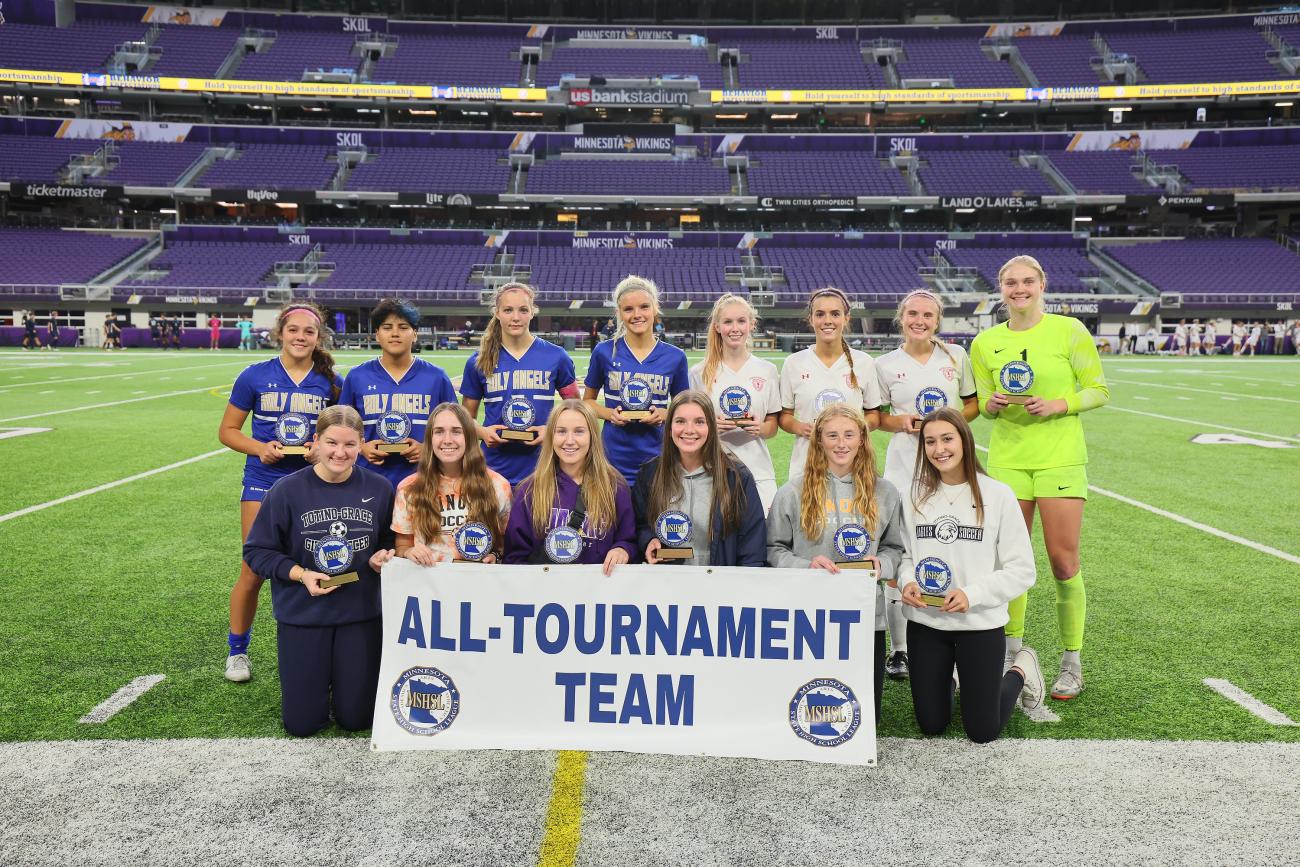 2023 Girls Soccer Class AA All-Tournament Team 