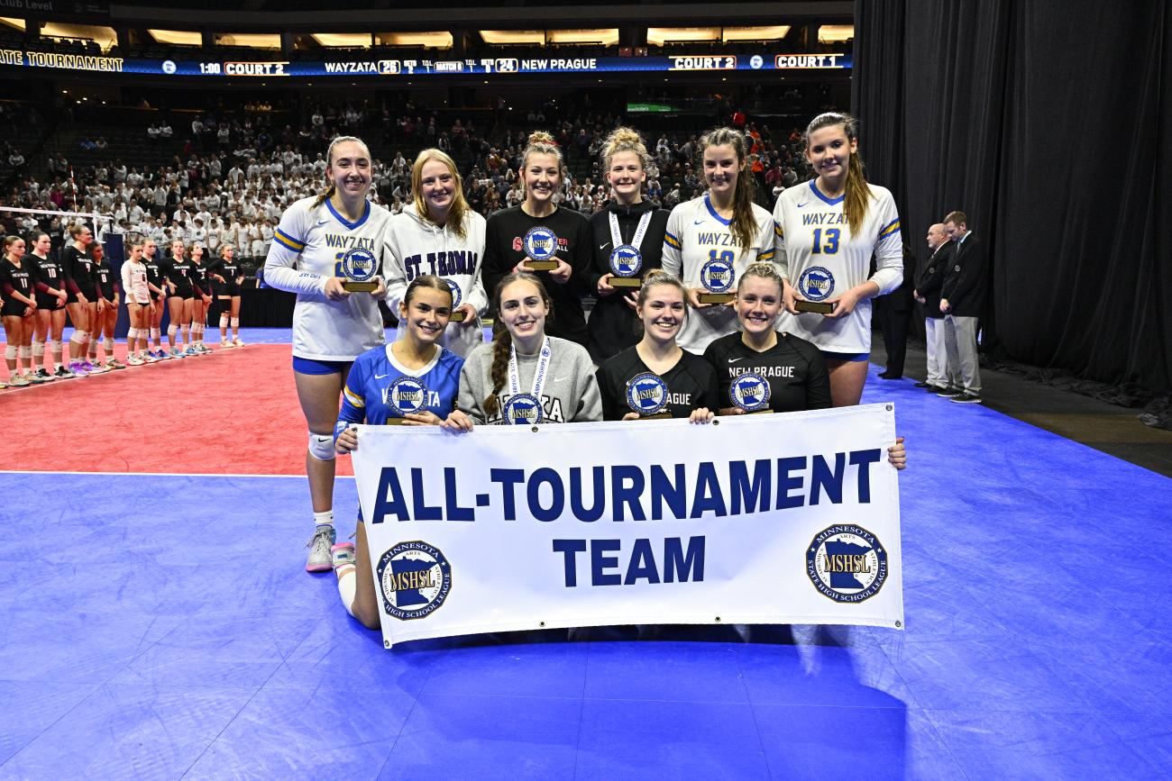 2023 Volleyball State AllTournament Teams News MSHSL