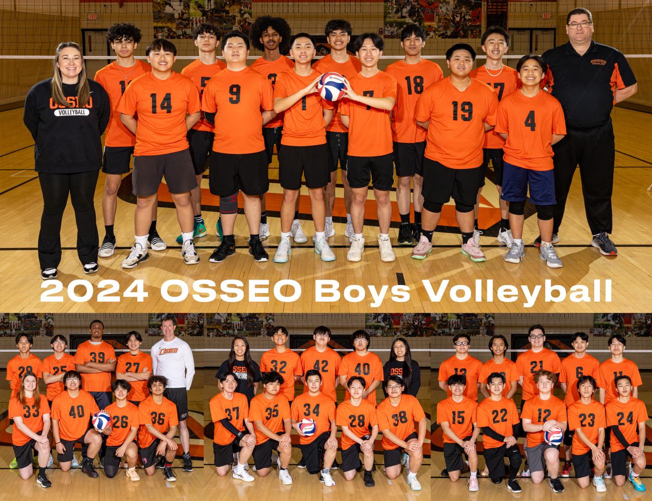 Osseo Boys Volleyball Team Photo