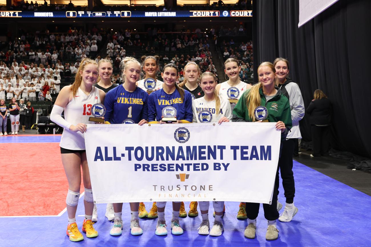 2024 Girls Volleyball Class A All-Tournament Team 