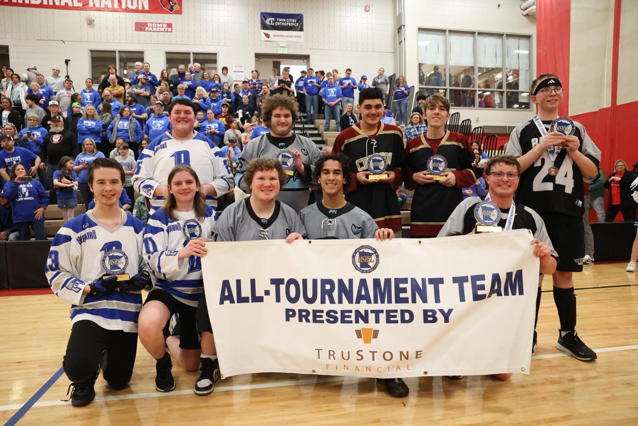 2025 Adapted Floor Hockey PI All-Tournament Team 