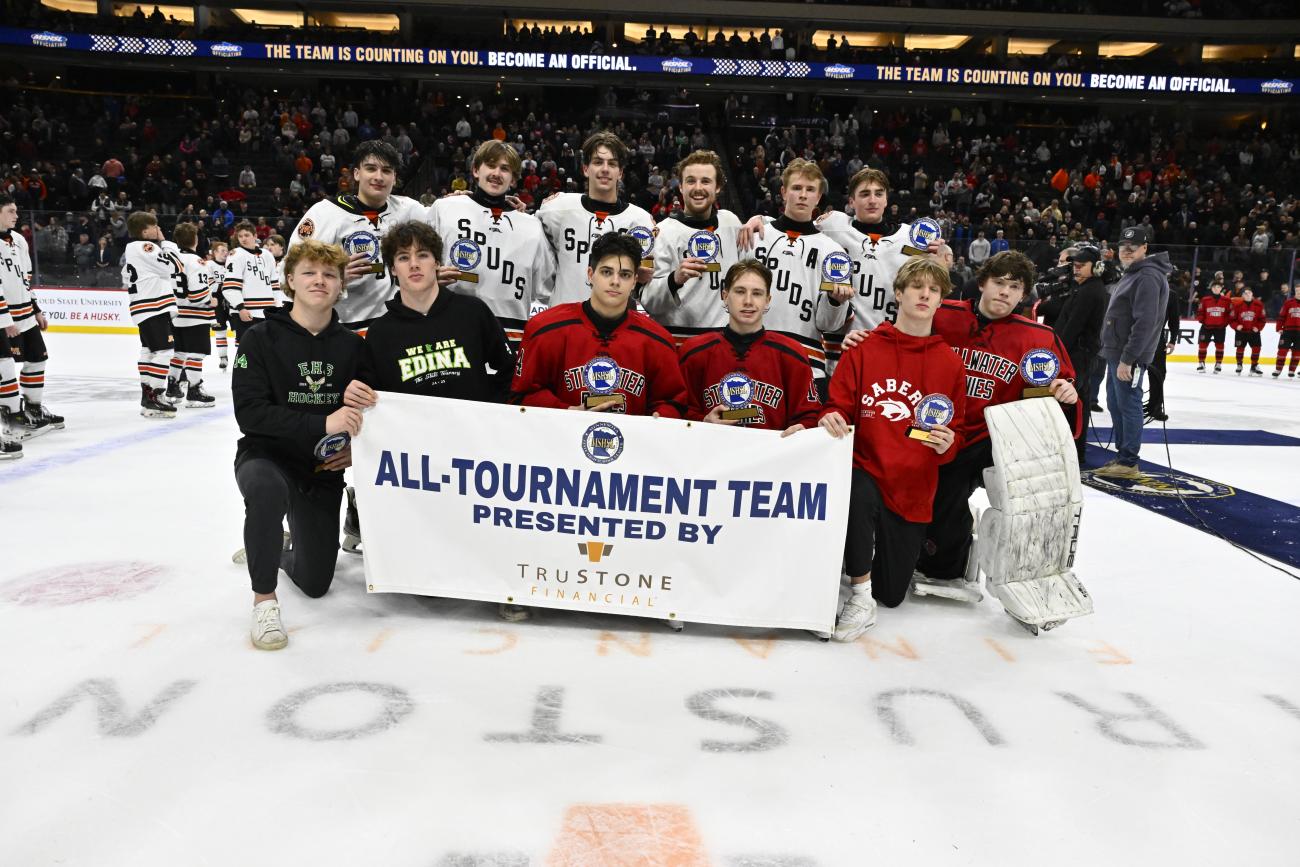 2025 Boys Hockey Class AA All-Tournament Team 